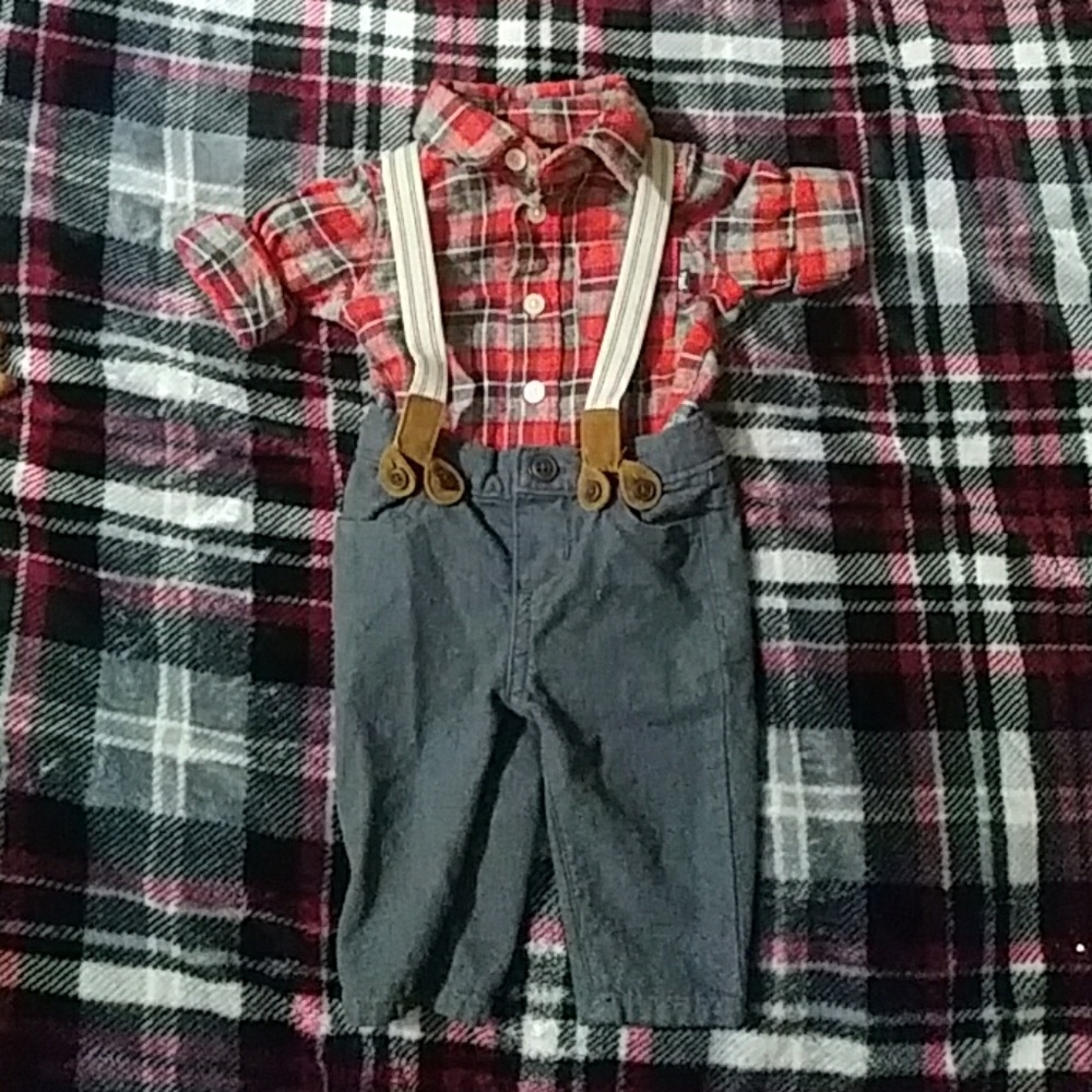 Cute Baby Lumberjack Outfit